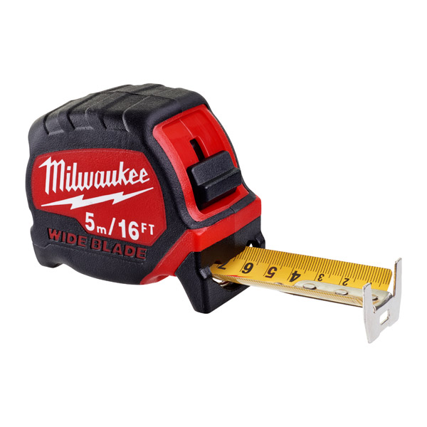 Milwaukee 5m Tape Measure Wide Base 4932471817