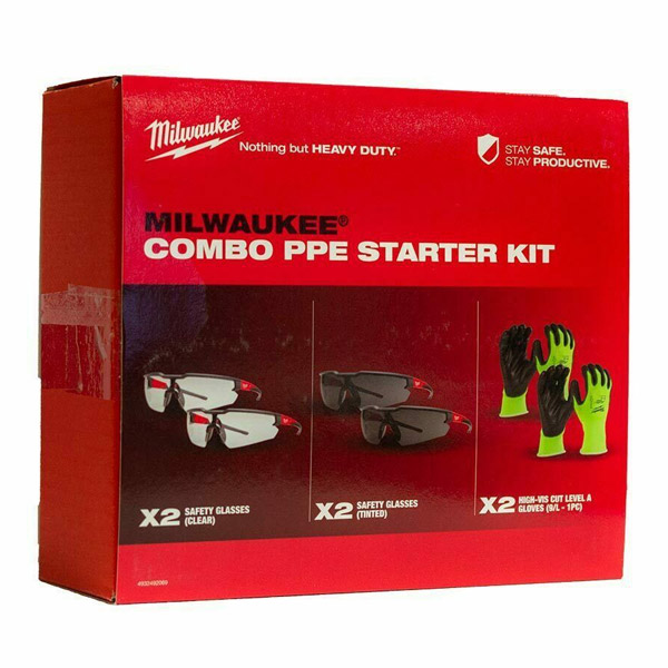 Milwaukee Combo PPE Starter Kit (Large) 4932492069