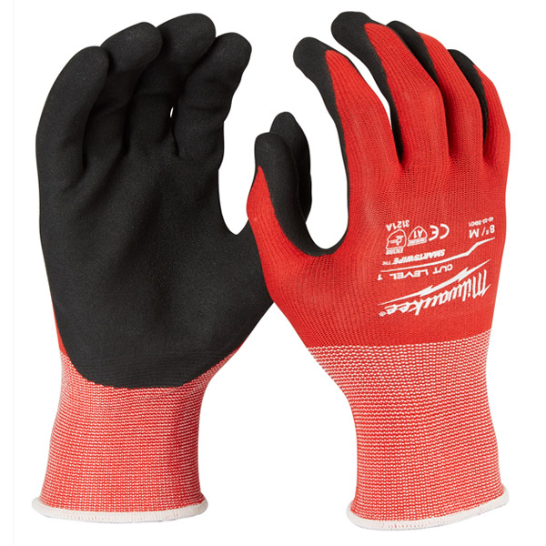 Milwaukee Dipped Gloves Cut Level 1 M/8 4932471416