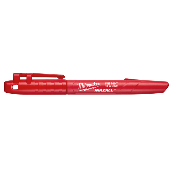 Milwaukee Inkzall Marker (Red, 1-Pack) 48223170